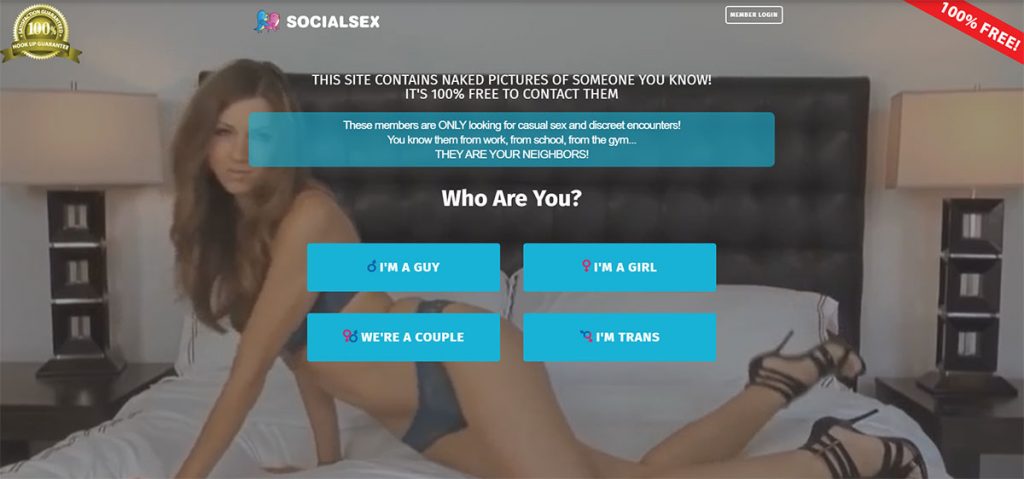 Social Sex homepage